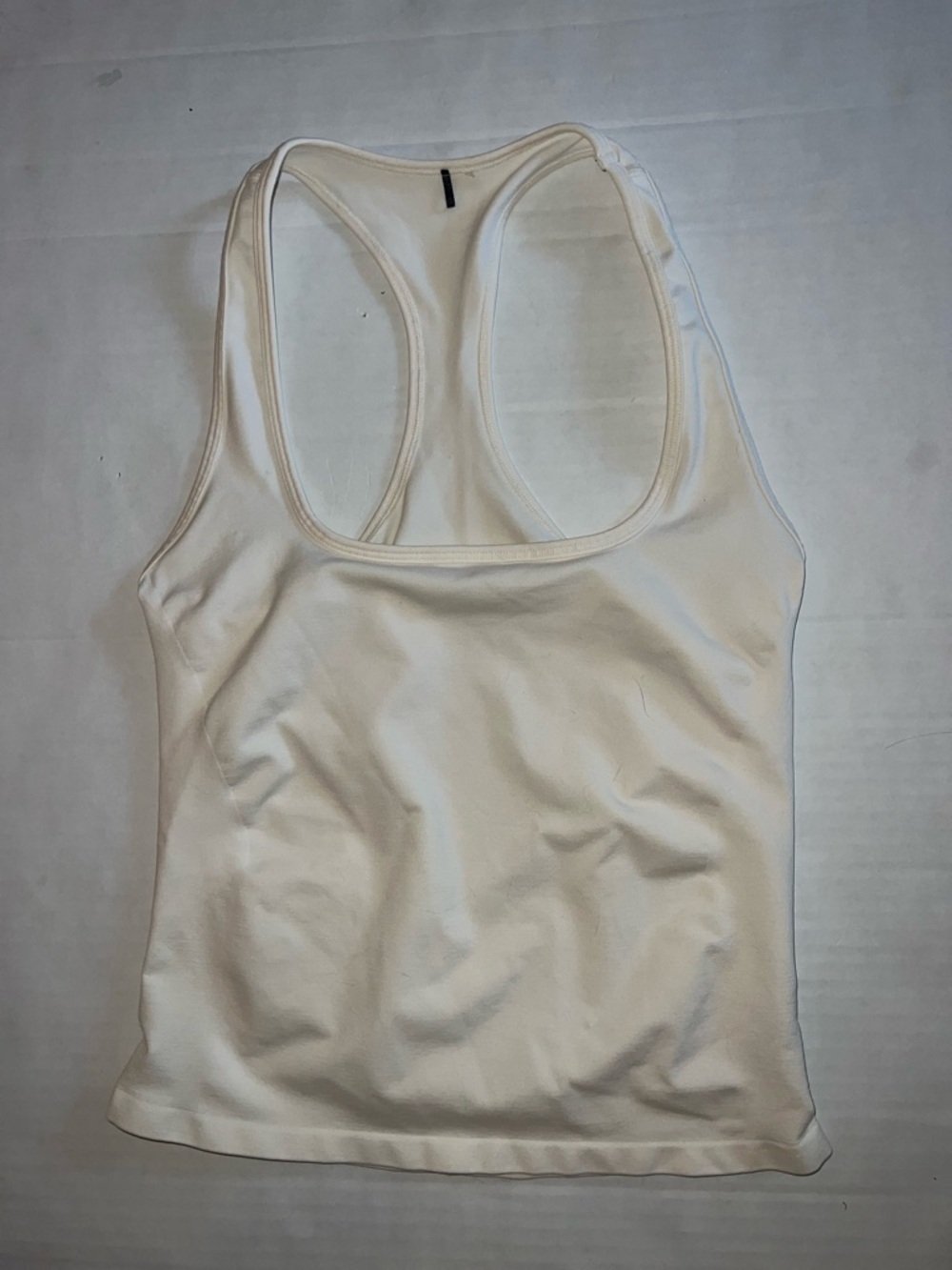 Alphalete Cream Racerback Tank Top size S?